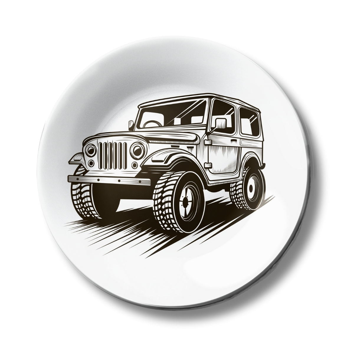Rugged Adventure Jeep Decorative Wall Plate