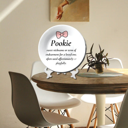 Pookie Love Ceramic Decorative Wall Plate