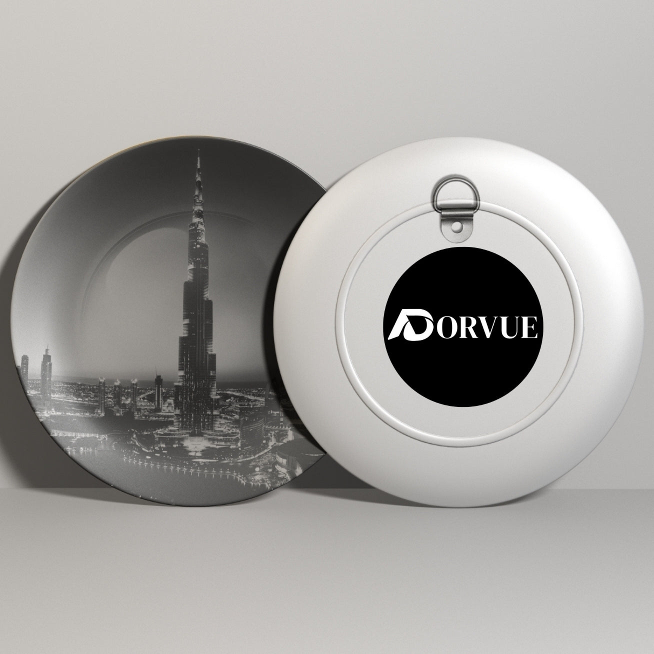 Burj Khalifa Monochrome Decorative Wall Plate