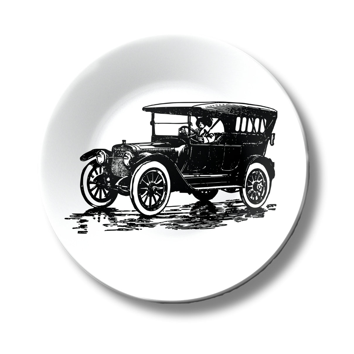Jeep Vintage Car Ceramic Exclusive Wall Plate