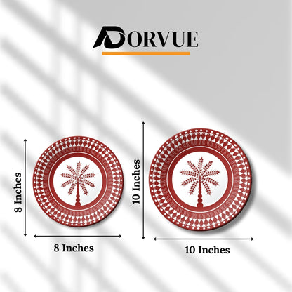 Warli Wall Hanging Ceramic Decorative Wall Plate For Home Décor