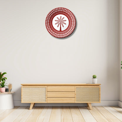 Warli Wall Hanging Ceramic Decorative Wall Plate For Home Décor